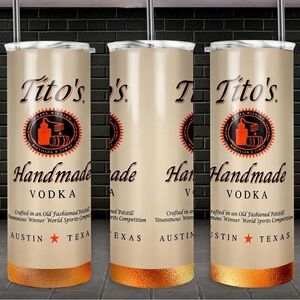 Vodka Inspired Stainless Steel Tumbler | Funny Alcohol Cup | Barware Gift